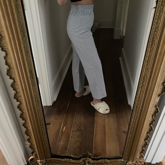 Whiskey Grade Blue and White Stripped Pants - Picture 3 of 3